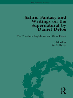 cover image of Satire, Fantasy and Writings on the Supernatural by Daniel Defoe, Part I Vol 1